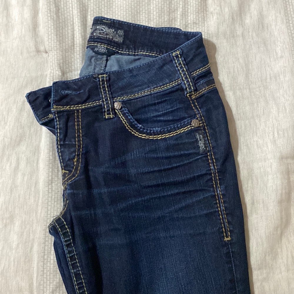 Silver Suki Skinny Jeans Sz 29
